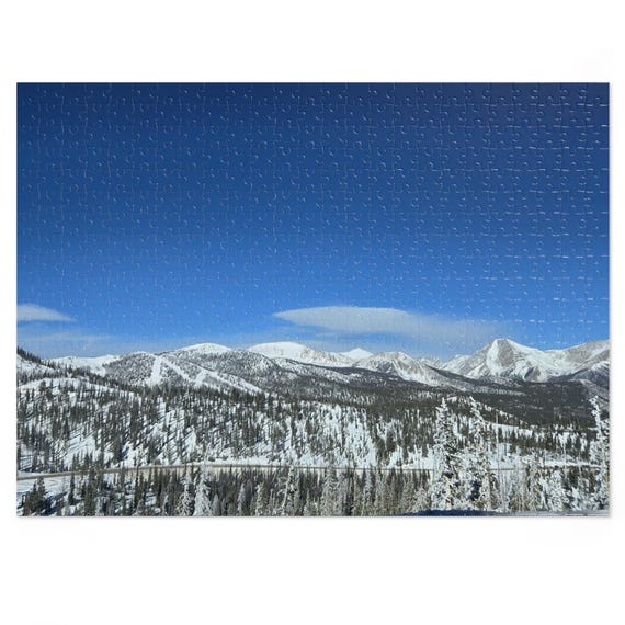Snowy Mountain Peaks jigsaw puzzle